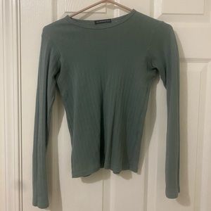 Sage Green Brandy Melville Long Sleeve